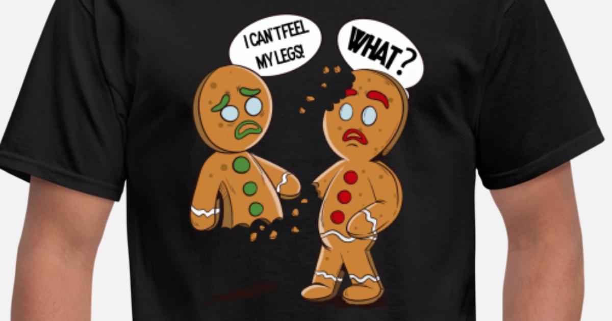 Funny Gingerbread Christmas Design' Men 